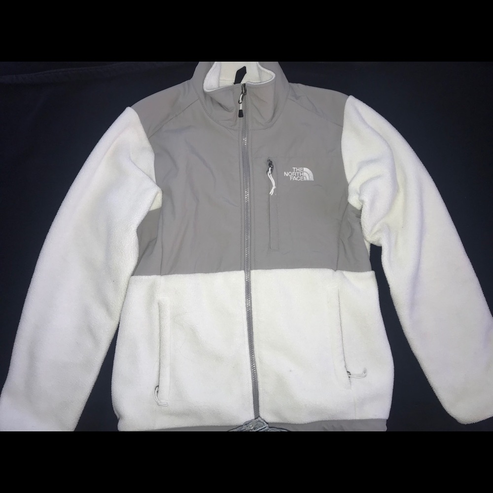 White north face jacket